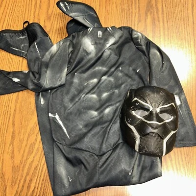 Disfraz de Pantera Negra de Rubí para niño, negro/gris, mediano Foto 1 de 4