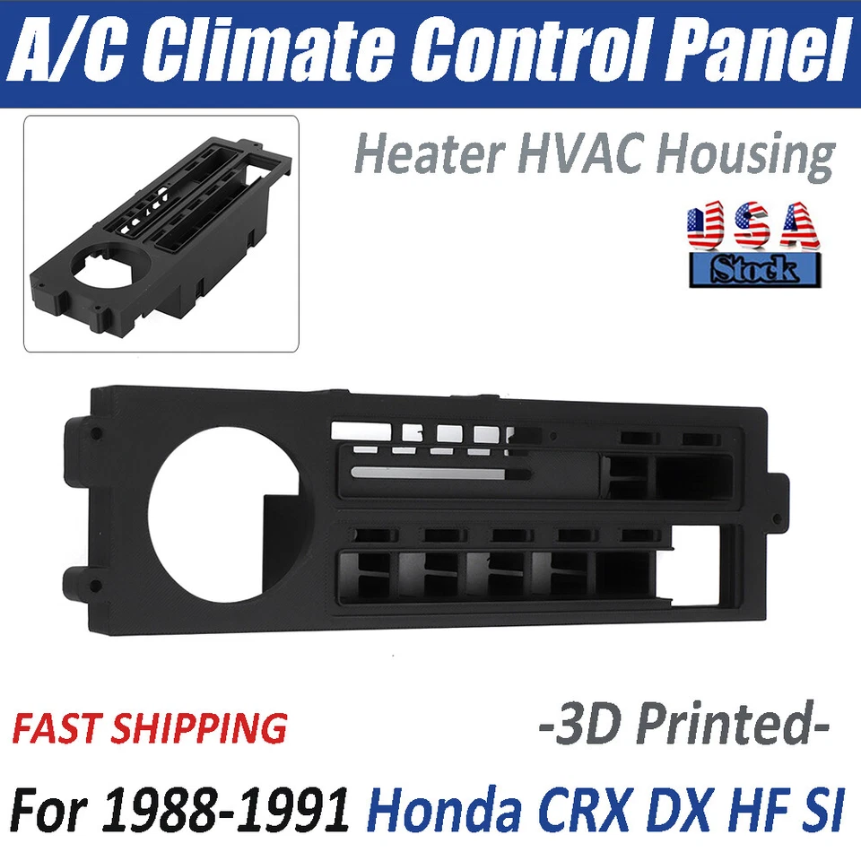 For 1988-1991 Honda CRX DX HF SI A/C Climate Control Heater HVAC 3D Housing US - Изображение 1 из 4
