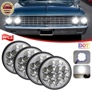 4x 5.75" 5-3/4" LED Headlights DRL For Ford LTD Torino Thunderbird Galaxie 500 - Bild 1 von 13