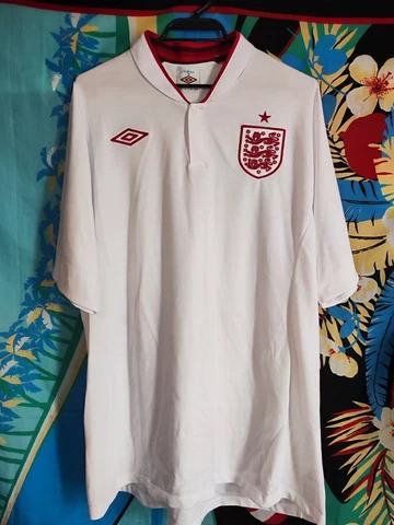 Umbro England Home Football Shirt Jersey mens size XL 46 Cover