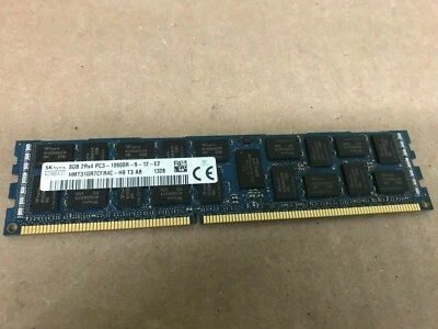 8GB PC3L-10600R DDR3-1333 RDIMM Memory HP Proliant G8 - Image 1 of 2