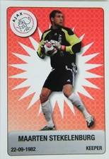 Plus Eredivisie Football tradingcard 2007/08 #2 Maarten Stekelenburg Ajax