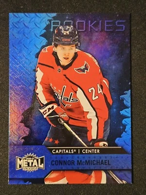 20-21 Skybox Metal Universe Connor McMichael Rookie 🔥🔥🔥 Blue Spectrum Variant - Image 1 of 2