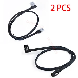 2pcs 0M246M SAS-A SAS-B Sata Raid Controller Cable For DELL PERC H700 R610 R710 - Picture 1 of 12