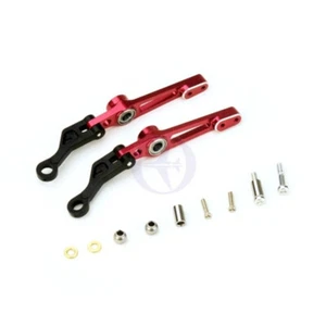 PV0807-R Thunder Tiger Pitchkompensatorarme  Alu (rot) E325 (2) TRA^ - Picture 1 of 1