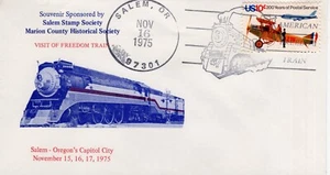 AMERICAN FREEDOM TRAIN, SALEM, OR, 1975 FDC19048 - Picture 1 of 1
