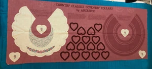 VTG Country Coventry Collars Fabric Panel 1/2yd x 44" Makes 2 Cotton Ameritex US - Picture 1 of 4