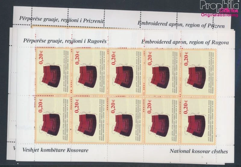 kosovo 22Klb-25Klb Feuille miniature (complète edition) neuf avec gom (10325732 - Photo 1/1
