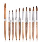 Oval Crimped Painting Brush UV Gel Extension Builder Drawing Pen Nail Art Brush