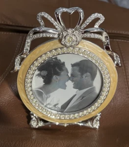 Photo frame embellished BEADS & Rhinestones - Picture 1 of 6