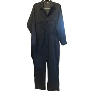 Sears Tradewear Vtg Coverall Denim 44T Rosie Riveter Workwear - Picture 1 of 14