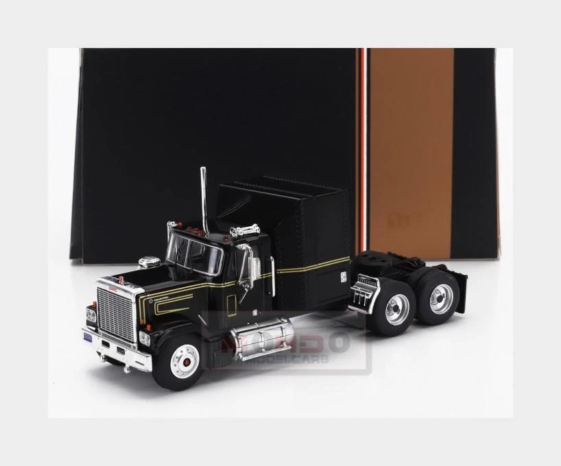 1:64 IXO Gmc General Tractor Truck 3-Assi 1980 Black 64TR007 - Immagine 1 di 2