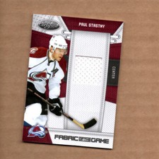 2010-11 Certified Fabric of the Game #PST Paul Stastny Jersey card 024/250