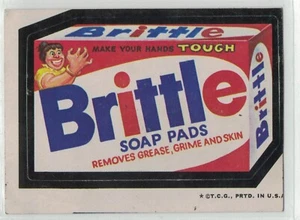 Paquetes extravagantes vintage de 1970 almohadillas de jabón frágiles tarjeta coleccionable bronceado espalda - Imagen 1 de 1