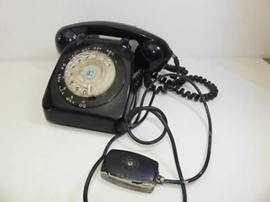 (ref288CP) Vintage Black Telephone 706.L TE60/2 for spares or repair - Imagen 1 de 4