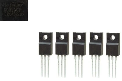 60R190P MMF60R190PTH MMF60R190P (5x)  Power MOSFET  TO-220 - Image 1 of 2