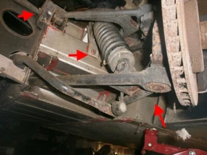 LOTUS ELISE 2003 RADAUFHÄNGUNG VORNE LINKS ODER RECHTS QUERLENKER STOSSDÄMPFER BREMSSATTEL - Bild 1 von 17