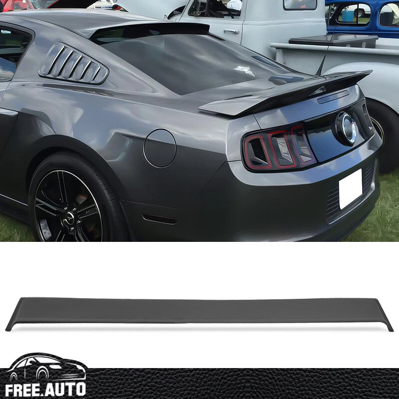 Fit 05-14 Ford Mustang Rear Window Roof Visors Rain Sun Guard Spoiler Deflector