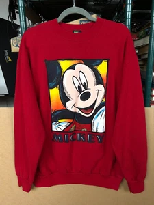 Vintage 90's Mickey Mouse Unlimited Sweater Adult Size Large Disney Sweatshirt - Picture 1 of 12