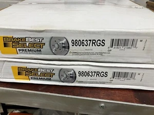 brake best select 980637rgs front brake rotors - Picture 1 of 1