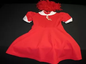 Orphan Annie Costume includes dress and wig ~ 6592 - Picture 1 of 8