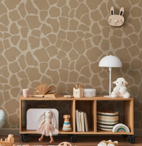 Mombo Giraffe Muster Schablone,Boho Kinderzimmer Wand Dekor ,Groß Tier Druck - Bild 1 von 8