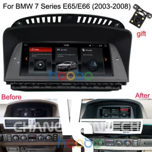 Android 10 Car GPS Radio Stereo Navigation for BMW 7 Series E65 E66 2003-2008 - Picture 1 of 12