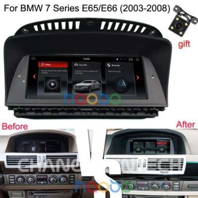 Android 10 Car GPS Radio Stereo Navigation for BMW 7 Series E65 E66 2003-2008 - Image 1 of 4