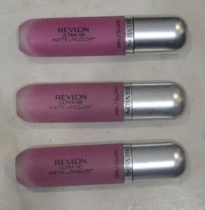 [LOT OF 3] REVLON ULTRA HD MATTE LIP COLOR 665 HD INTENSITY 0.2fl oz EACH. - Picture 1 of 5