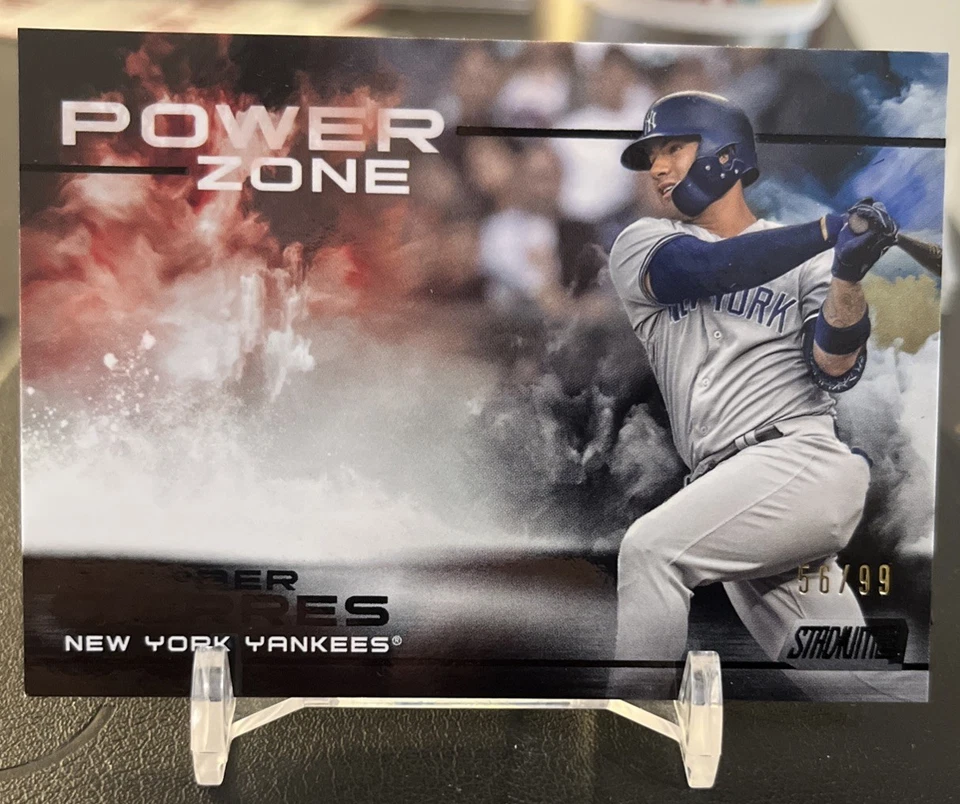 2019 Topps Stadium Club- Power Zone Gleyber Torres Black /99 #PZ-20 NY Yankees - Image 1 of 2