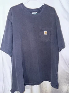 Carhartt T-Shirt 3XL Loose Fit Schwarz Heavyweight Baumwolle Workwear Tee Herren - Bild 1 von 3