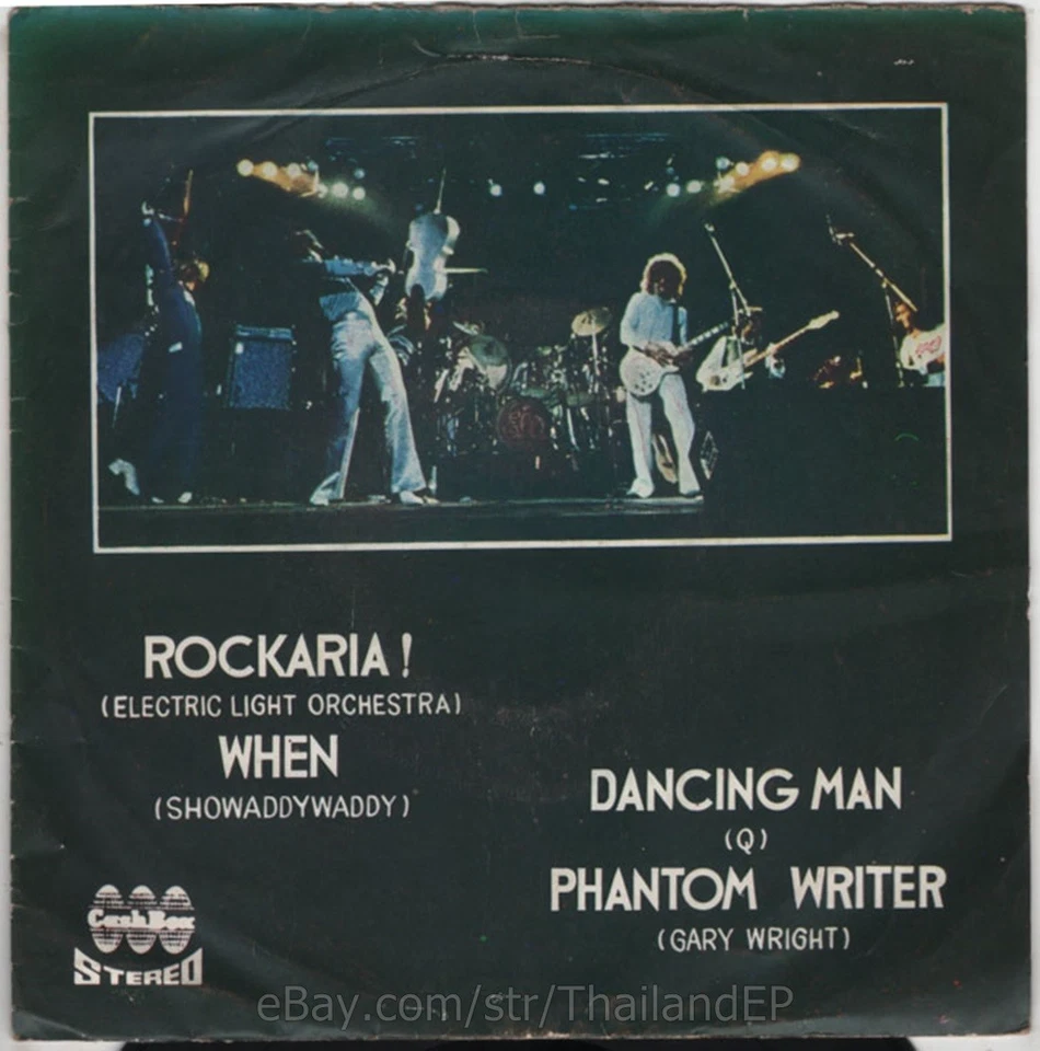 Electric Light Orchestra - Rockaria! 1975 /Showaddywaddy - When 1977 THAI EP 7" - Imagem 1 de 3