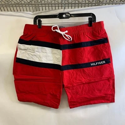 Bañador TOMMY HILFIGER Flag 7" para hombre talla XL rojo Foto 1 de 4