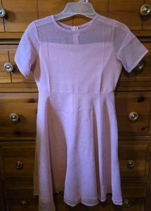 New Girls Fancy Pink Party Dress Birthday Recital Flower Girl Bridesmaid Size 12 - Picture 1 of 5