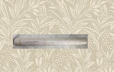 Laura Ashley Barley Natural Leaves Country Charm Beige Tan Wallpaper Roll - Image 1 of 4