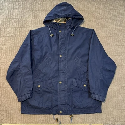 Vtg Y2K Pacific Trail Chore Coat Men's Large Blue Barn Field Jacket Outdoors - Image 1 of 4