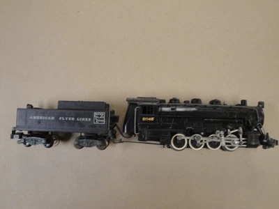 Gilbert American Flyer S gauge 21145 Steam Switcher works smokes see description - Image 1 of 4