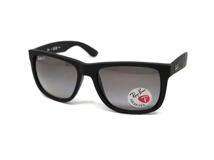 Ray-Ban 4165 JUSTIN 622/T3 54◻16 | Occhiali da sole neri polarizzati sfumati - Picture 1 of 8