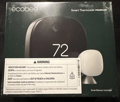 Ecobee Smart Thermostat Premium EB-STATES6-01 *New, Sealed - Image 1 of 3