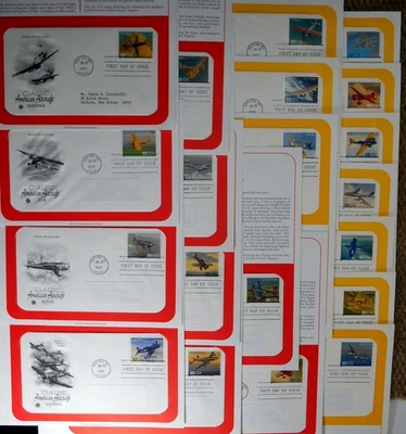 1997 Classic American Aircraft 3142a-t full set 20 FDCs PCS airplanes aviation - Image 1 of 4
