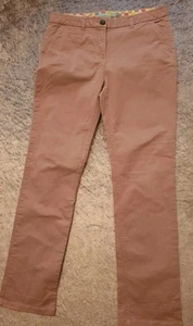 Boden Trousers Size 12 Womens Jeans Eur 40 12R Summer Occasion Cotton Ladies - Picture 1 of 7