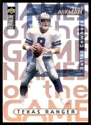 1997 Collector's Choice #60 Troy Aikman Dallas Cowboys - Image 1 of 2