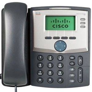 Cisco SPA 303 3-Line IP Phone VOIP PoE Internet PBX Display and PC Port with PSU - Picture 1 of 5