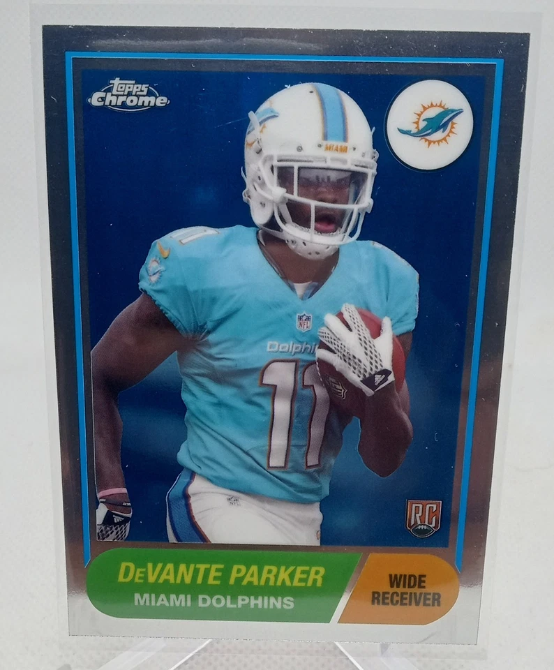 2015 Topps Chrome #T60RC-DP DeVante Parker 60th Anniversary Rookies Rookie Card - Image 1 of 1
