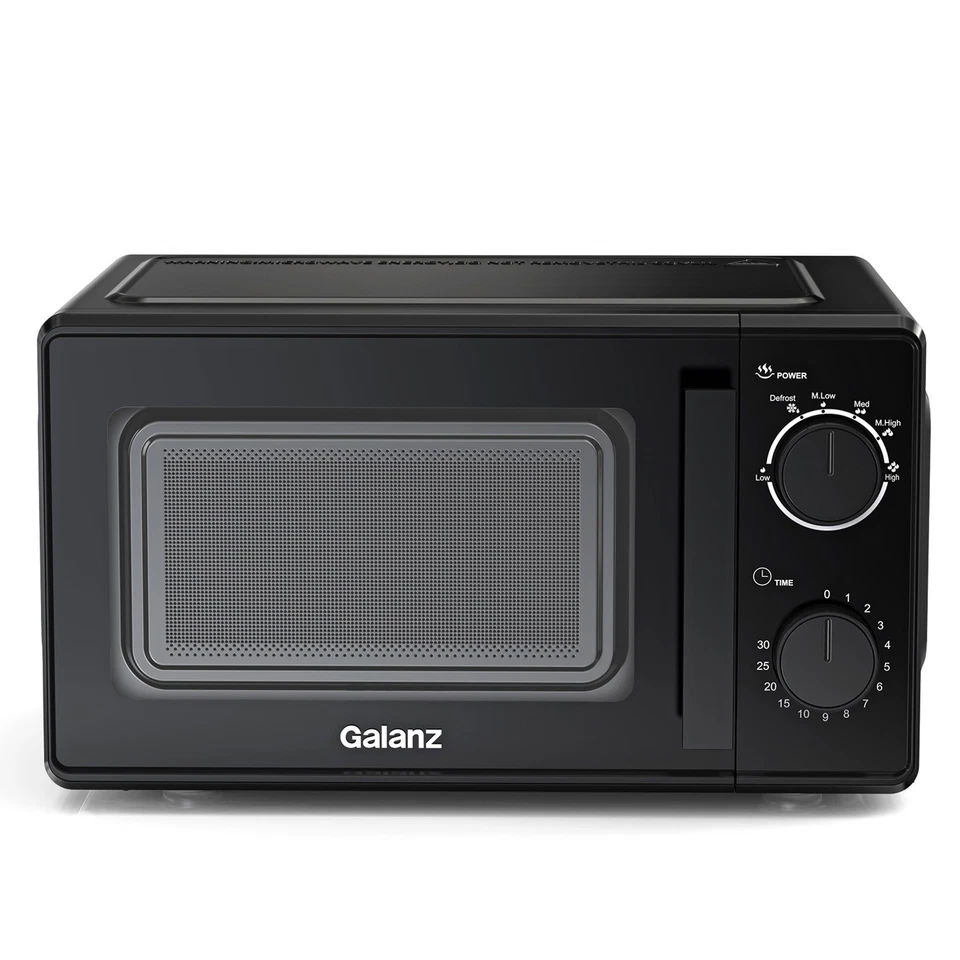 Galanz Solo-Mikrowelle 20L 700W Auftaufunktion 6 Leistungsstufen Mikrowellen - Bild 1 von 4