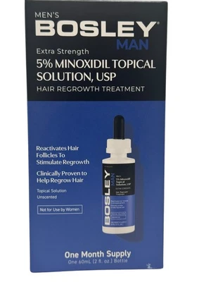 Bosley MAN 5% Minoxidil Topical Solution One Month Supply 2 Oz - Image 1 of 4