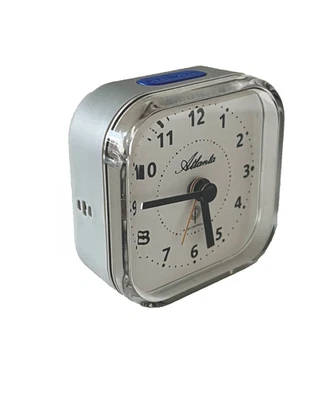 Atlanta 1845/0 Wecker Uhr Quadratisch Radio Controlled Funkwecker Leise - Bild 1 von 4