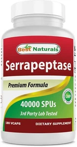 Best Naturals Serrapeptase 40000 SPU 180 Kapseln - Bild 1 von 7