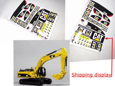 1:14 1:16 RC cateerpillar waterproof sticker for TAMIYA RCW4D KINGTAIR tractor - Image 1 of 4