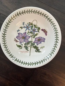 Portmeirion BOTANIC GARDEN 10.5 inch Pasta Bowl CLEMATIS FLORIDA England - Picture 1 of 8